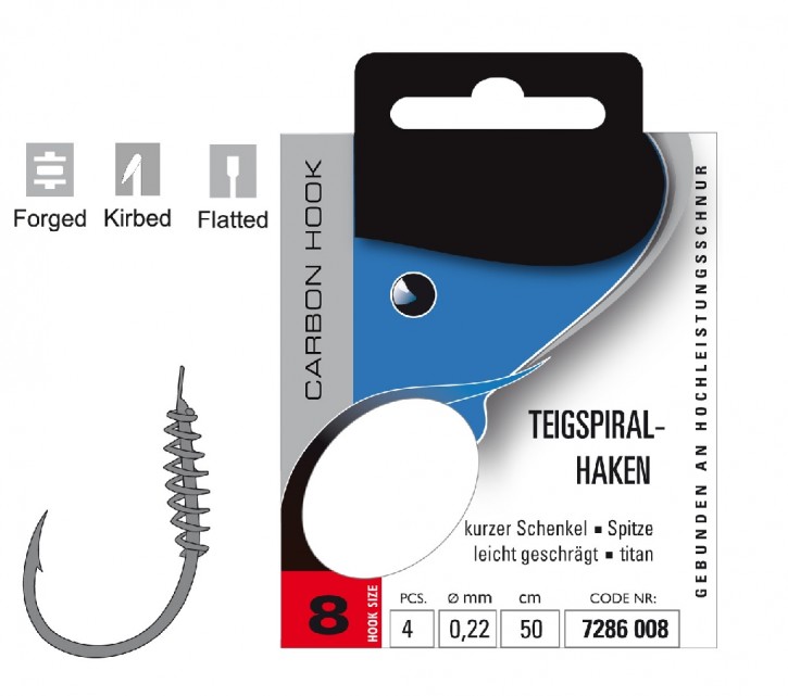 Jenzi High-Carbon-Haken Teigspiralhaken Gr. 8