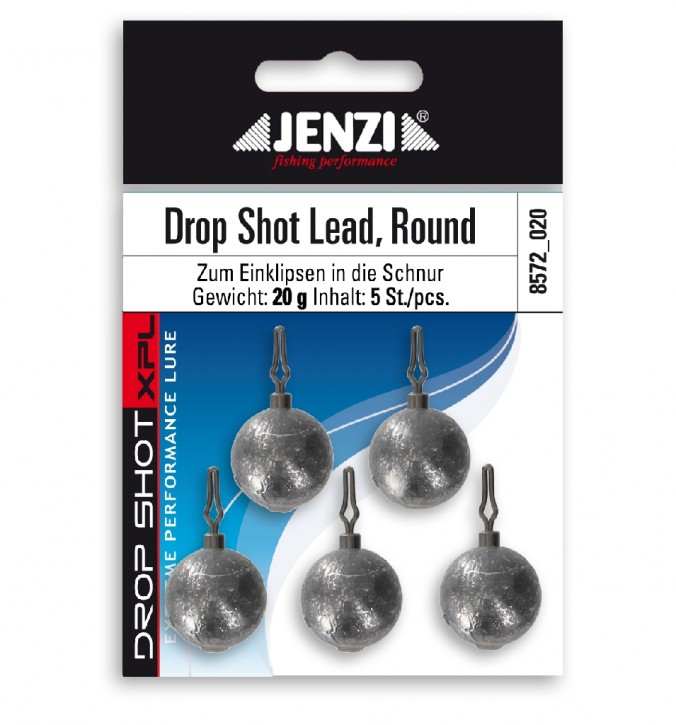 Jenzi Drop-Shot Blei Ball round 5,0g