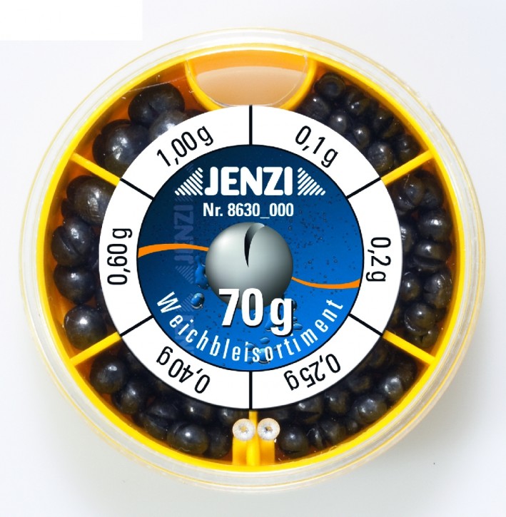 Jenzi Bleischrot-Dose 70g Inhalt