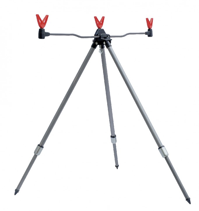 Jenzi Tripod mit 3 Rutenauflagen komplett