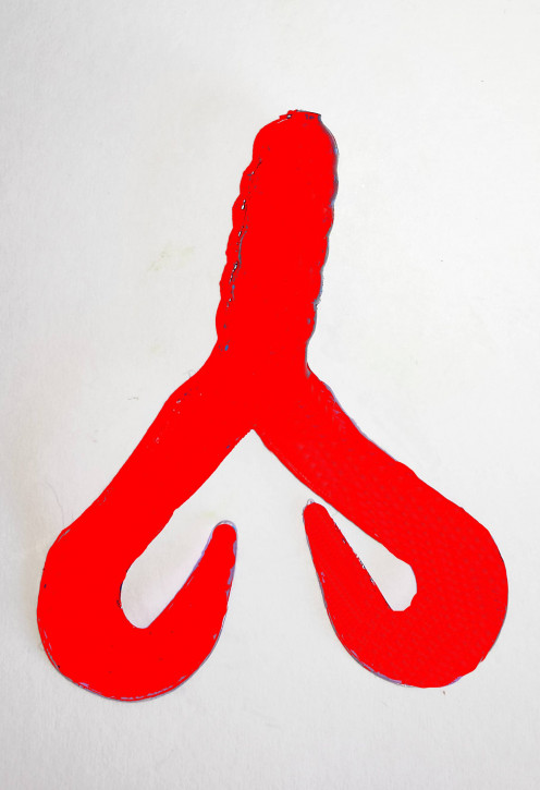 Doppelschwanztwister Rot