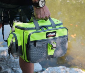 Jenzi Outdoor Fishing Angler-Umhänge-/Bauchtasche Multi-Bag Deluxe